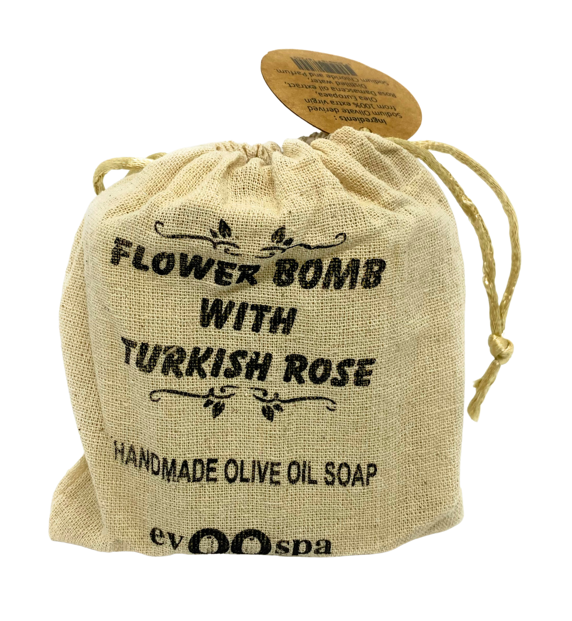 Flower Bomb with Turkish Rose - Olive Oil Soap