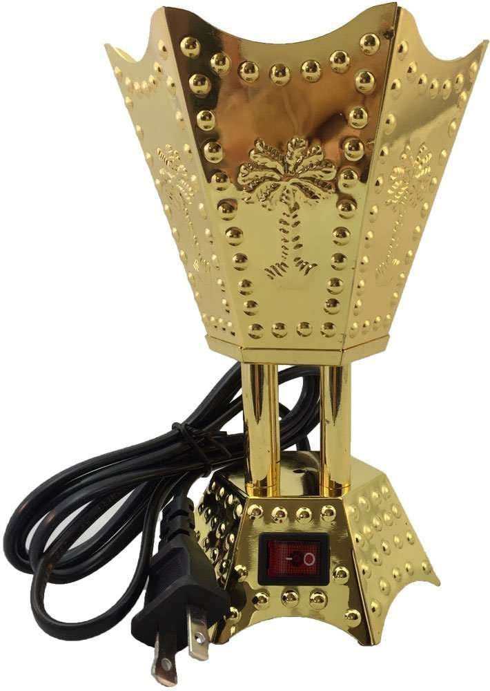 Hexagon Electric Incense Burner - Small Palm