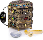 Jeweled Box Electric Incense Burner with Temperature regulator and Timer