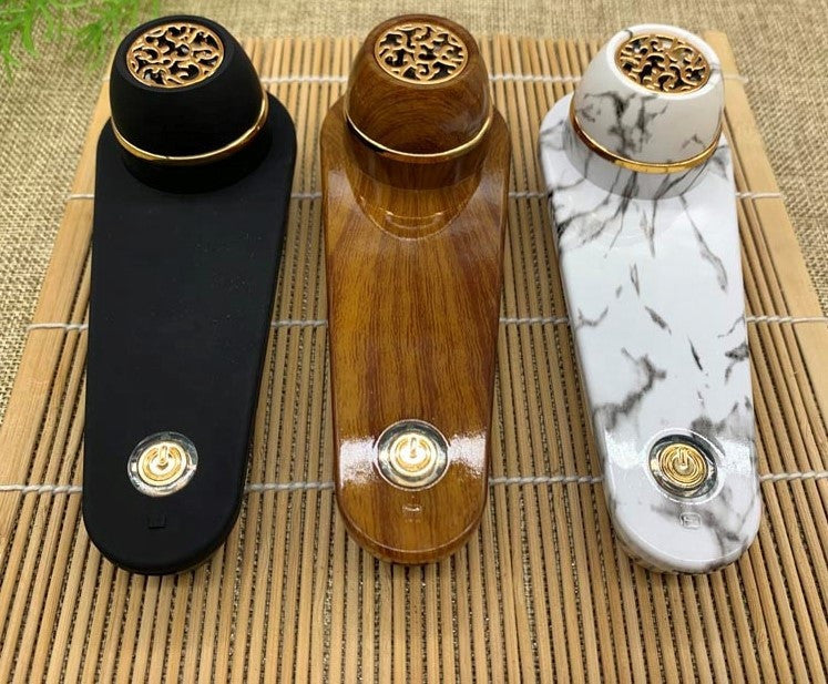 USB Rechargable Portable Incense Burner - Marble