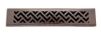 Wooden Incense Stick Burner - Walnut Brown (ZigZag Lattice Design)