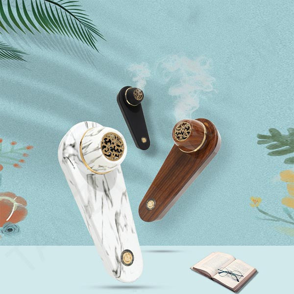USB Rechargable Portable Incense Burner - Marble